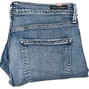 Citizens of Humanity Mens Slim Straight Leg Jeans Medium Wash Blue Size 32